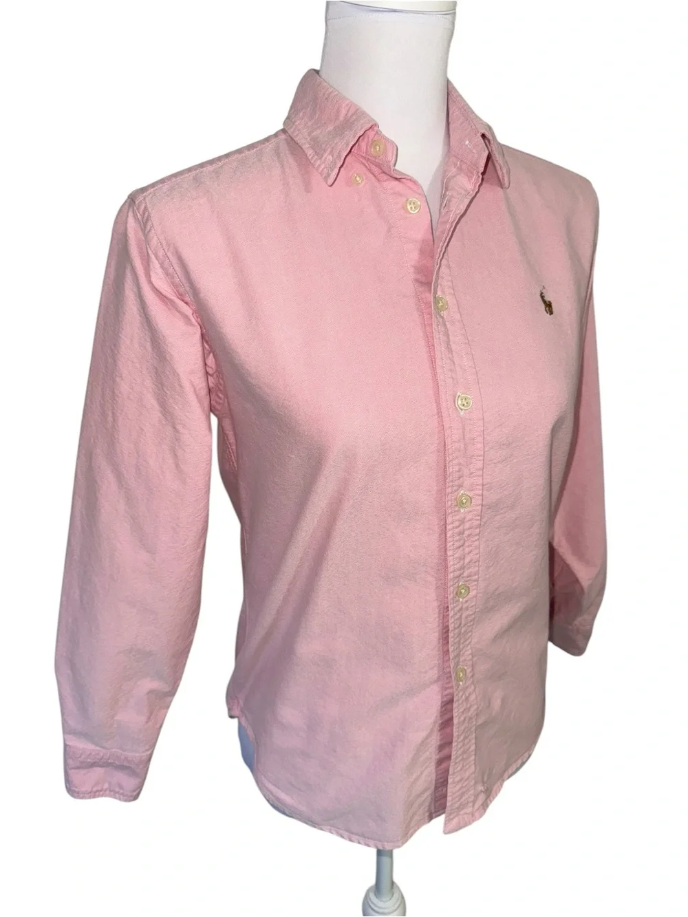 Ralph Lauren Boys Pink Button-Down Shirt
